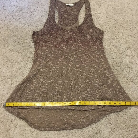 Phanuel High Low Gradation Lace Knit Tank Top - Picture 15 of 16